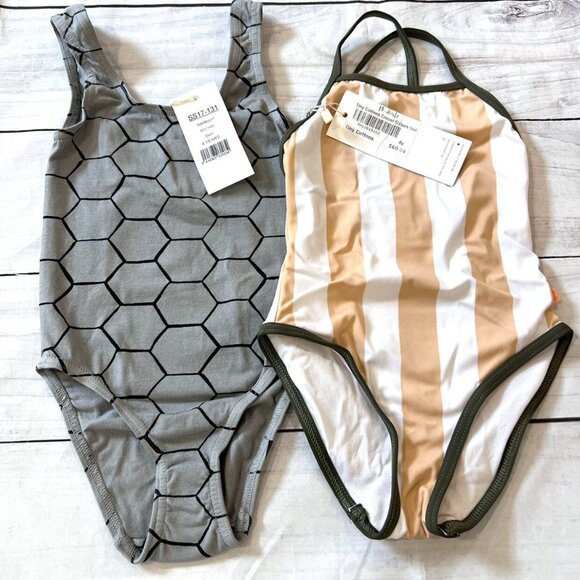 🆕NWT Bundle Of 2 Designer Bathing Suits: Tinycottons & Picnik